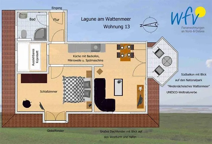 Haus Lagune Am Wattenmeer 13 * Wangerooge